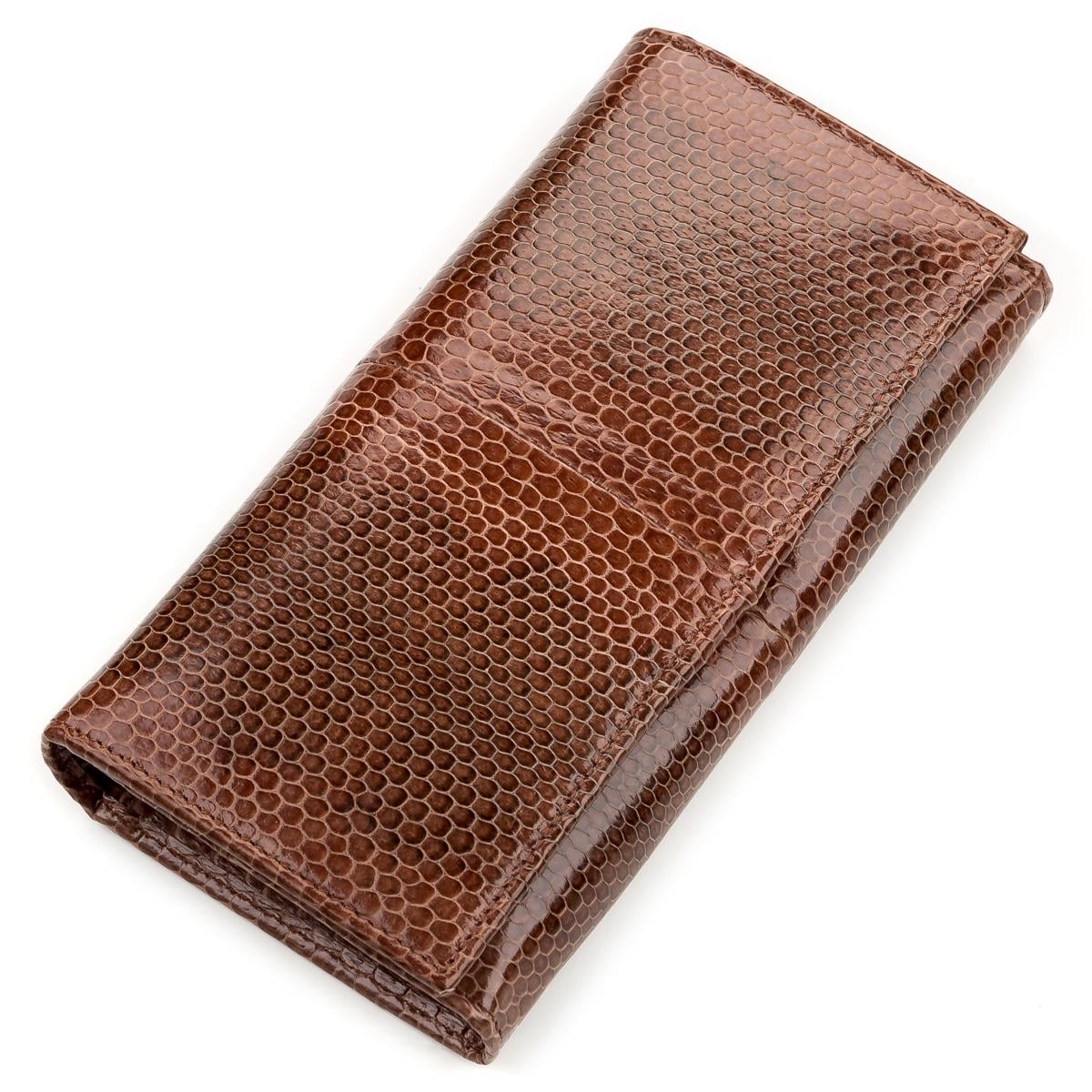 Кошелек женский Sea Snake leather 18155 кожа Коричневый