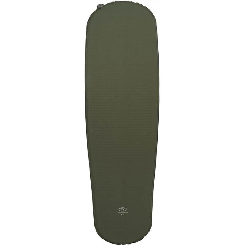 Каремат туристичний Highlander Kip Self-inflatable Sleeping Mat 3 см 185 см Olive (929795) - фото 1