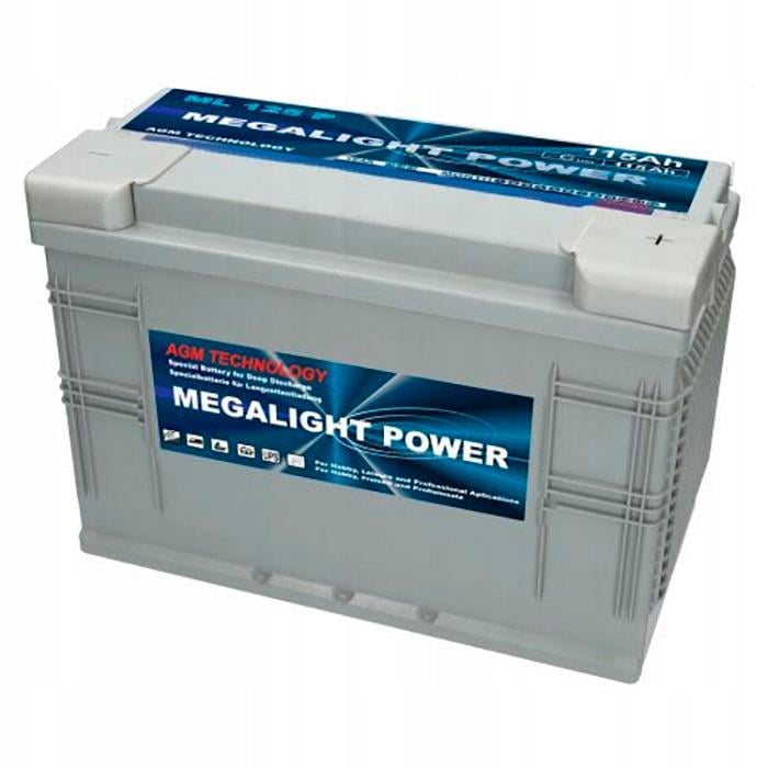 Акумулятор тяговий Megalight 115 AGM 115Ah 12V (155630) - фото 1