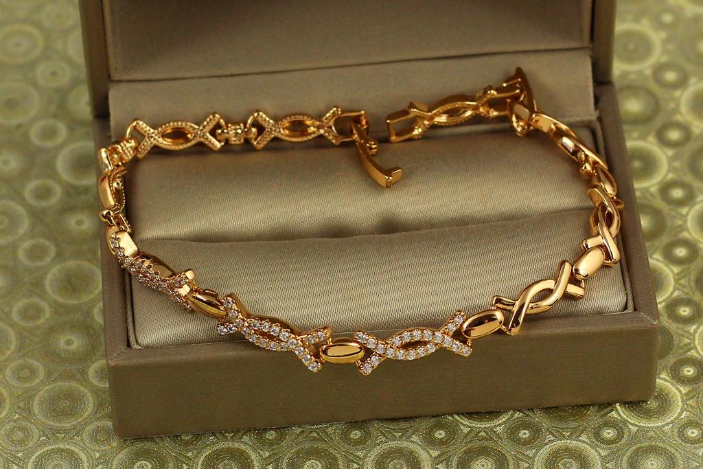 Браслет Xuping Jewelry Нью Йорк 19 см Золотистый (28585339)