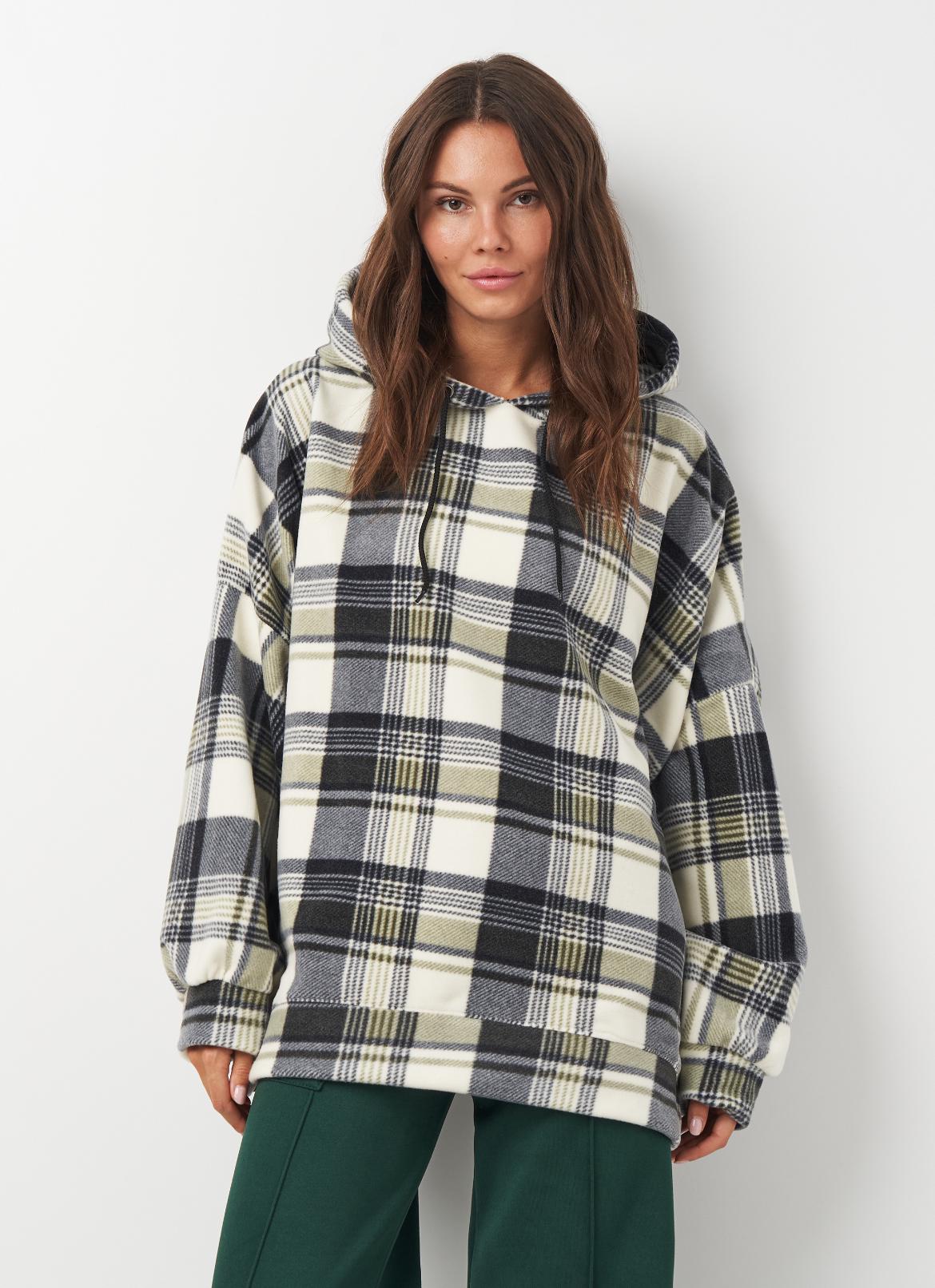 Толстовка на флисе Купер женская р. 56 Хаки (2119329501)