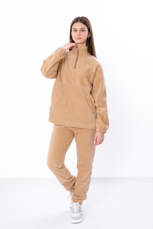 Костюм для дівчинки підлітковий Носи Своє 152 см Бежевий (6453-027-2)