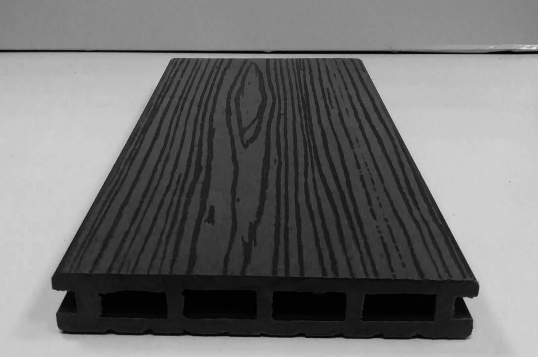 Дошка терасна ДПК Polymer Wood Приват 140х20х2200 мм Антрацит