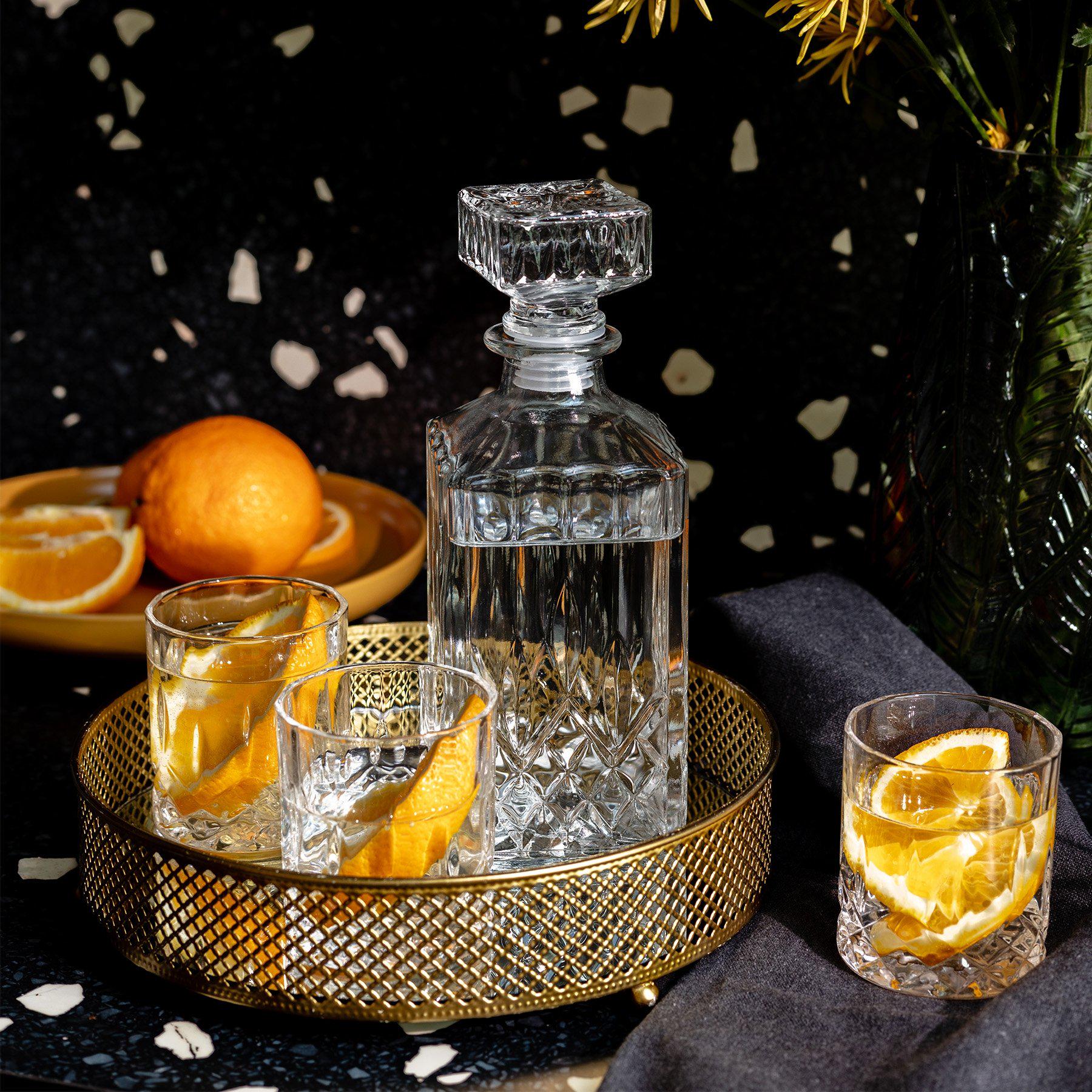 Набор графин и 4 стакана Homla JAQIN 1 л Прозрачный (163784) - фото 4