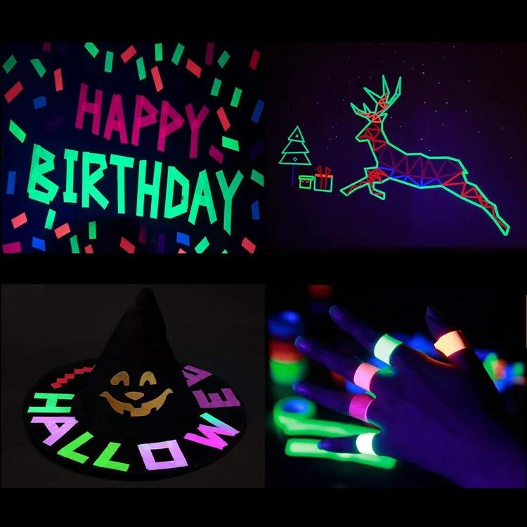 Лента клейкая флуоресцентная 1,5 см x 5 м Зеленый (2499697675) - фото 7 Лента клейкая флуоресцентная 1,5 см x 5 м Зеленый (2499697675) - фото 7