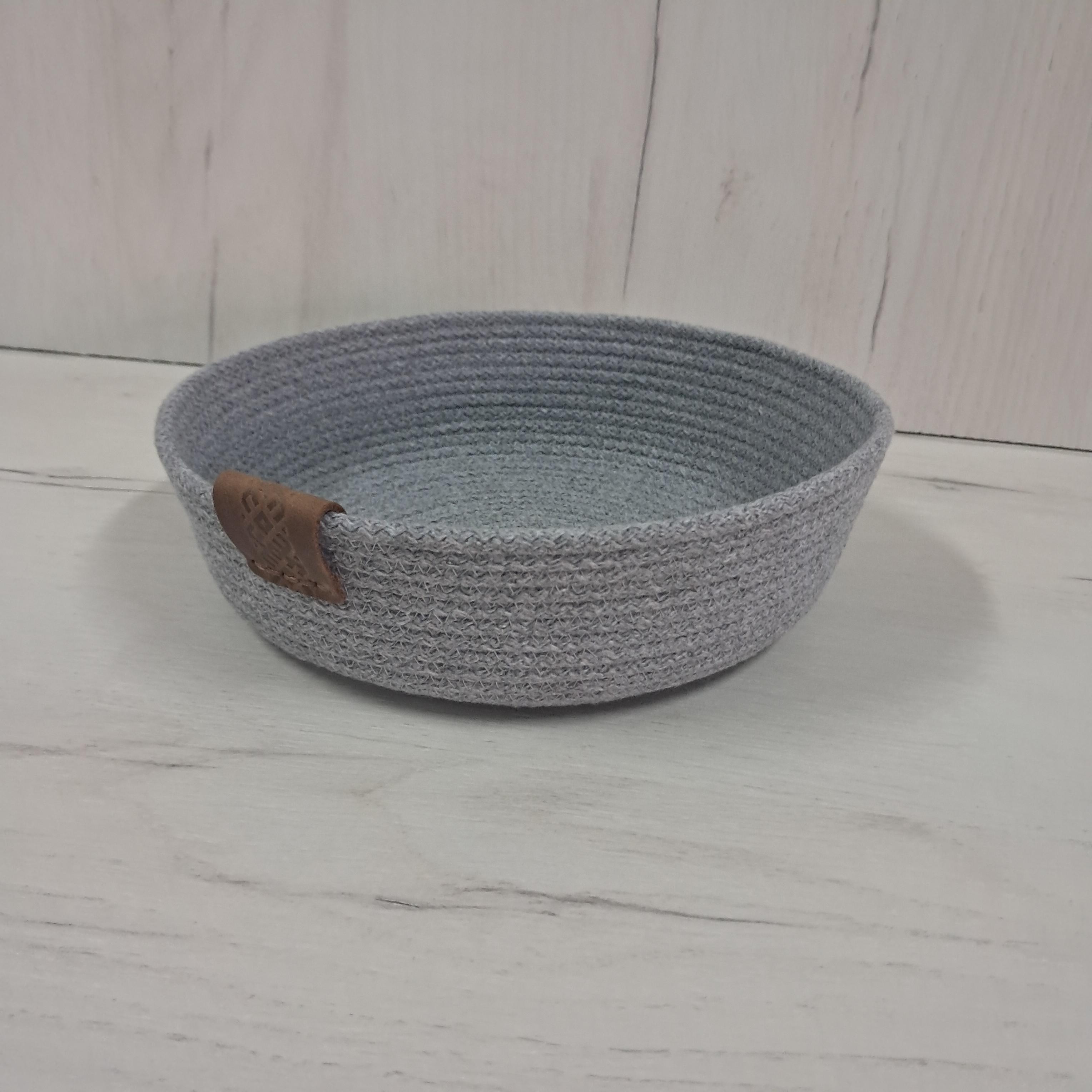 Корзина из хлопкового шнура Серый (26199311)