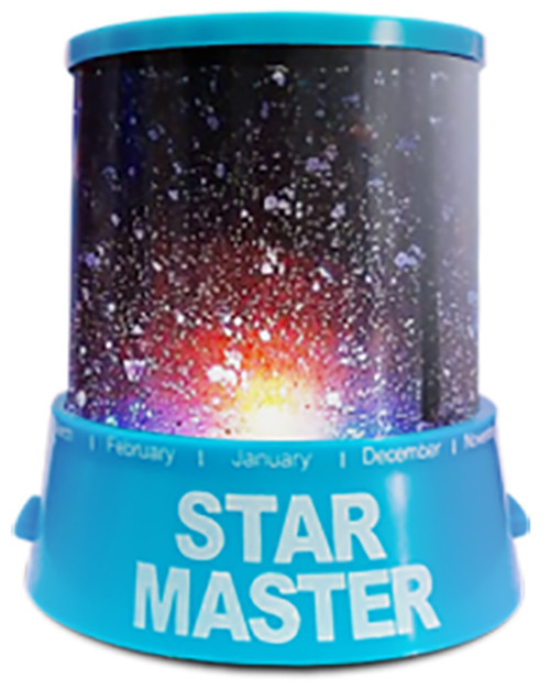 Ночник-проектор звезд Star Master Голубой (1000084-LightBlue-0) - фото 2