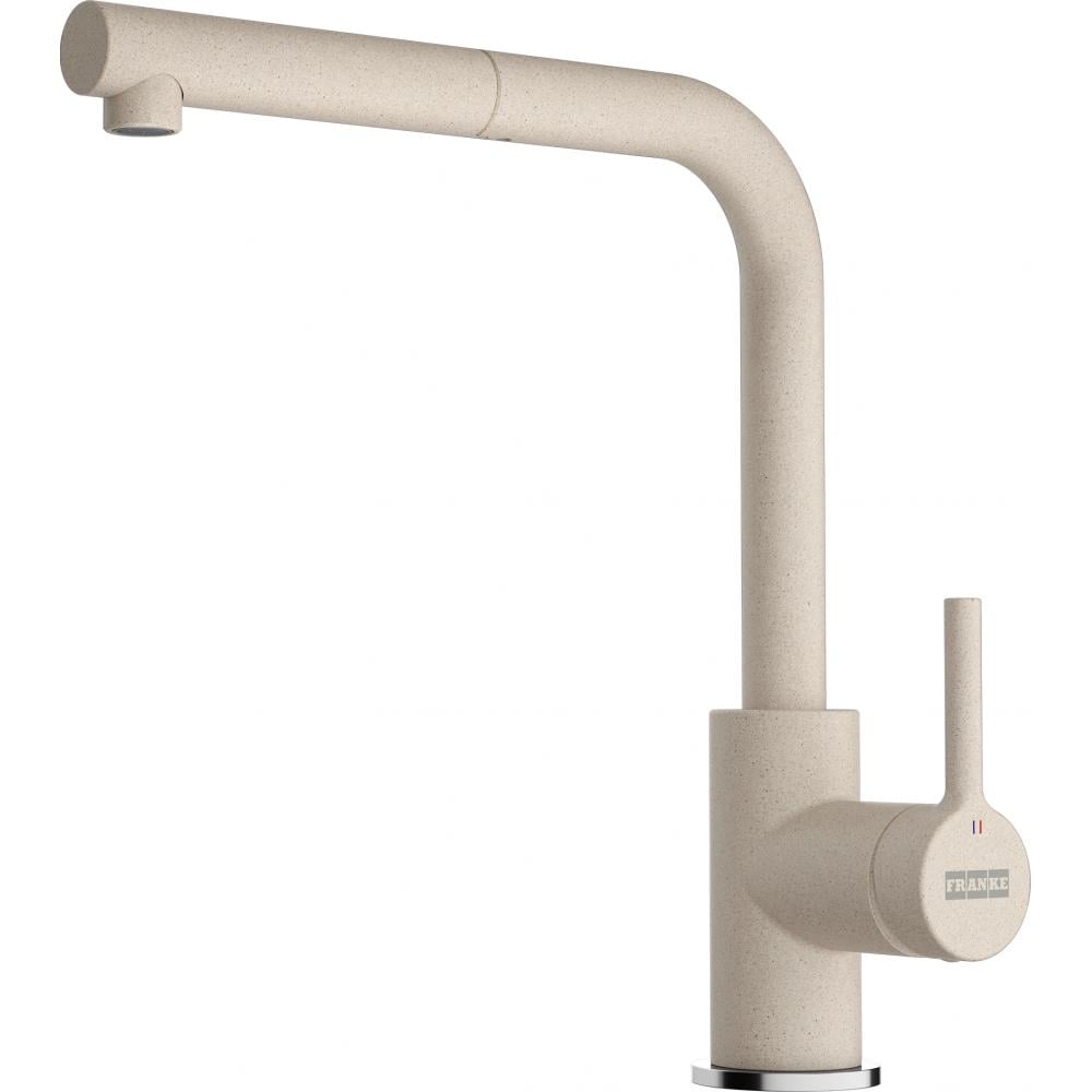 Смеситель кухонный Franke Lina L Shape Pull Out с вытяжным изливом Сахара (115.0728.488)