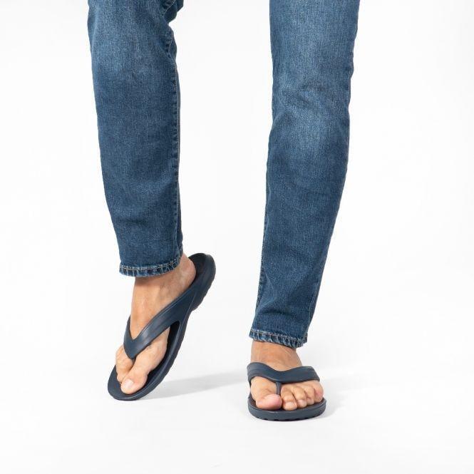 В'єтнамки чоловічі Crocs Flip flop Classic Flip р. 44-45 Синій (10300) - фото 3