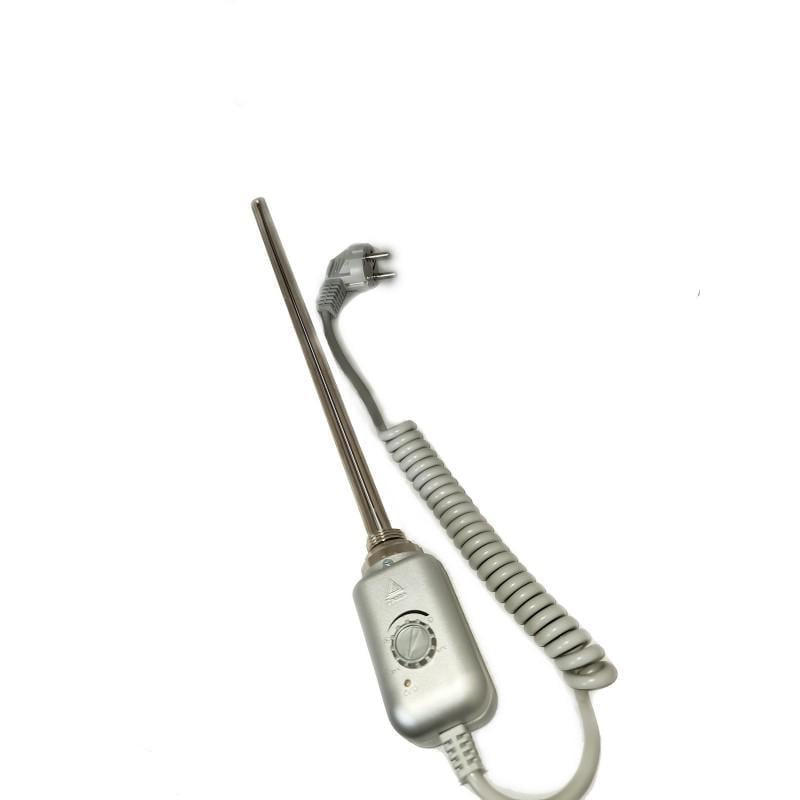 Тен для полотенцесушителя Tenko 1/2" 1,2 кВт термостат Серый (51633PSH)