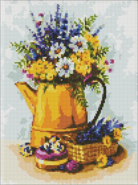 Алмазна мозаїка Ідейка Яскраве літо 30х40 см (AMO7123)