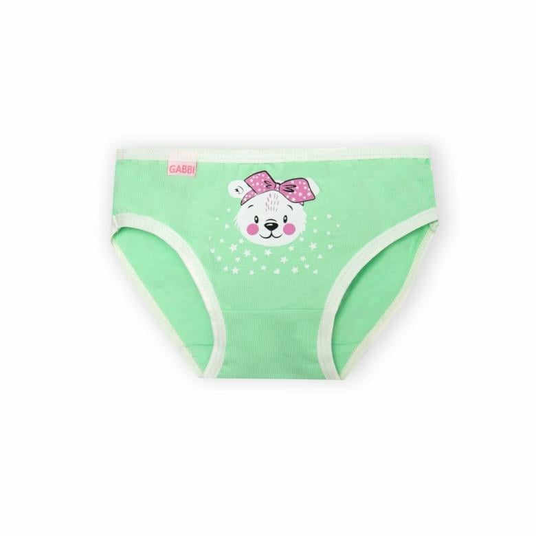 Трусы детские хлопковые для девочки Gabbi TRD-22-2/1 104 см Салатовый (13530)