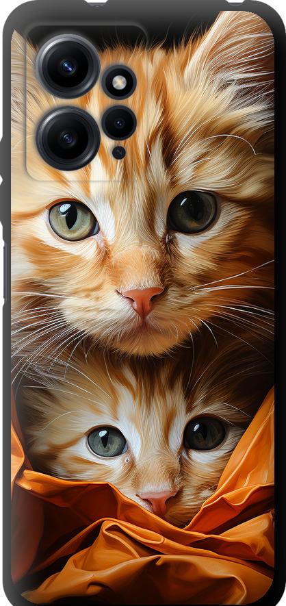Чехол на Xiaomi Redmi Note 12 4G Котики 2 (5664b-3021-42517) Чехол на Xiaomi Redmi Note 12 4G Котики 2 (5664b-3021-42517)