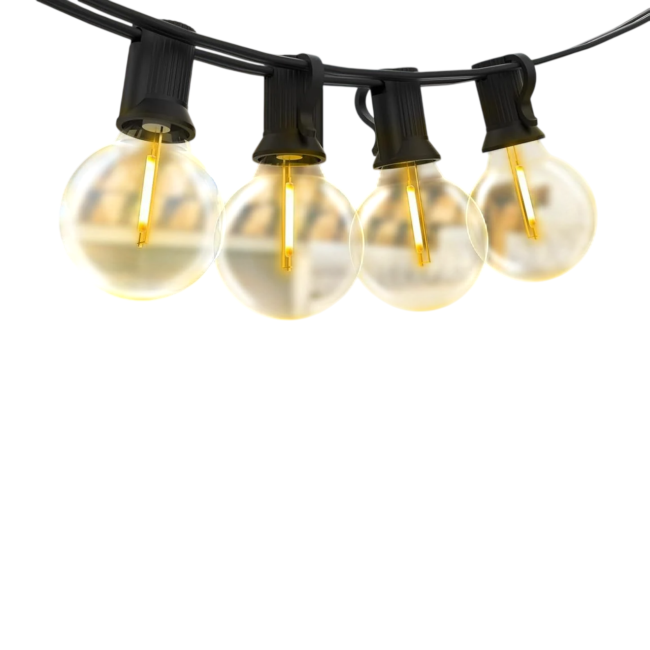 Гирлянда уличная Белт Лайт G40 30 м/100 футов LED IP45 Теплый Белый Гирлянда уличная Белт Лайт G40 30 м/100 футов LED IP45 Теплый Белый