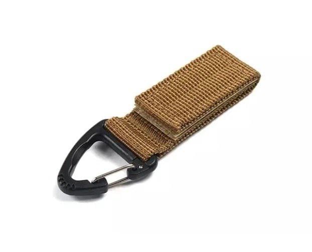 Карабин на ремень песочный (20014)