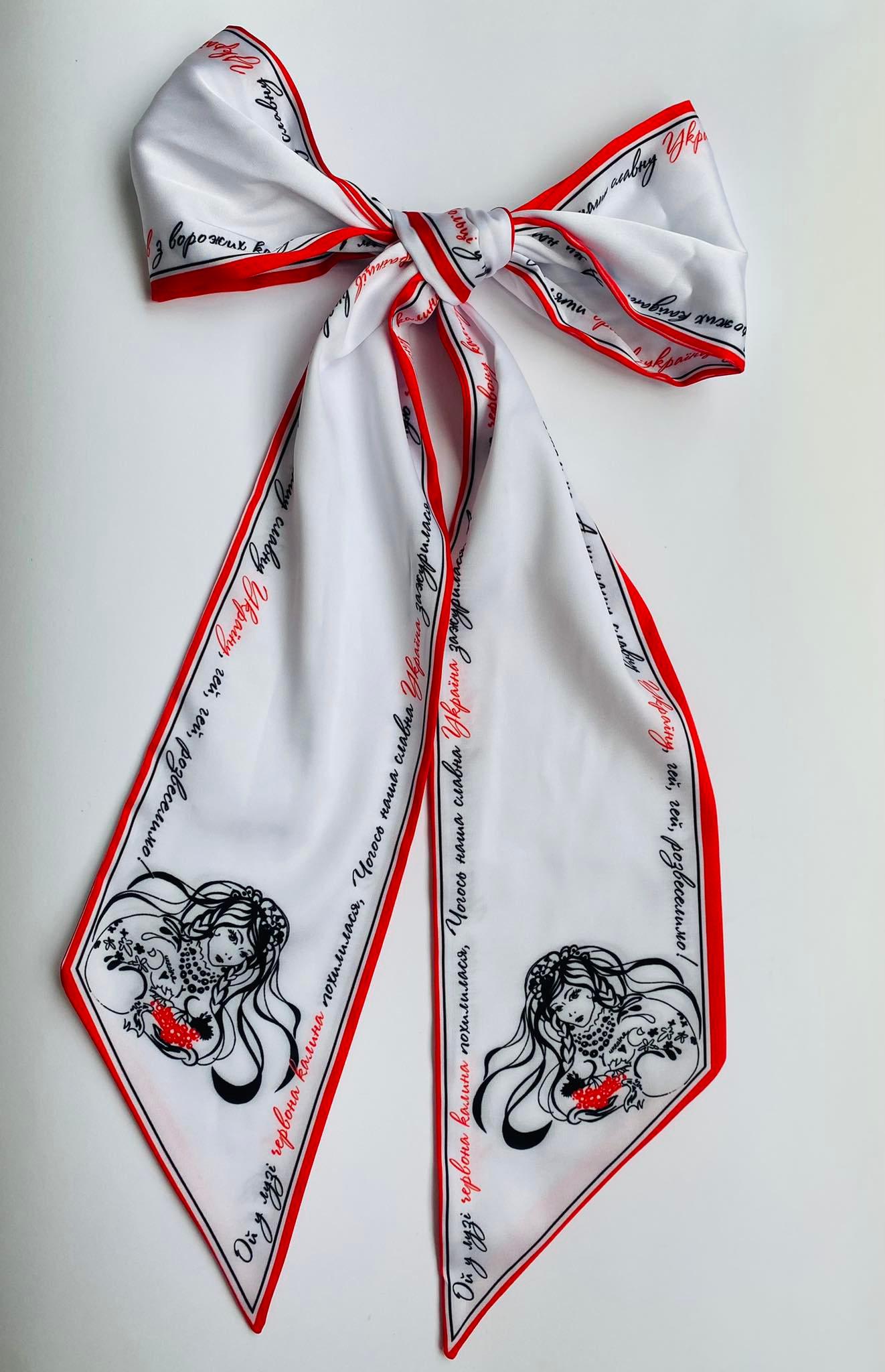 Твилли дизайнерский My Scarf з принтом Красная калина (gtd-006)