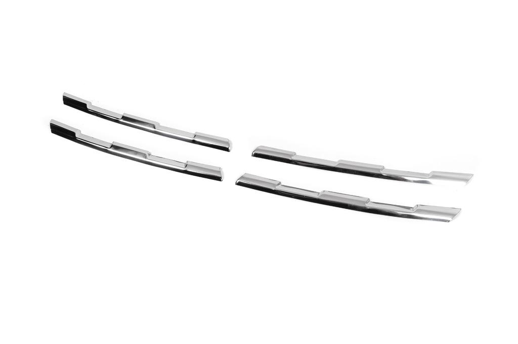 Накладки на решетку Carmos для Renault Kangoo/Express 2021- гг. нержавеющая сталь Хром