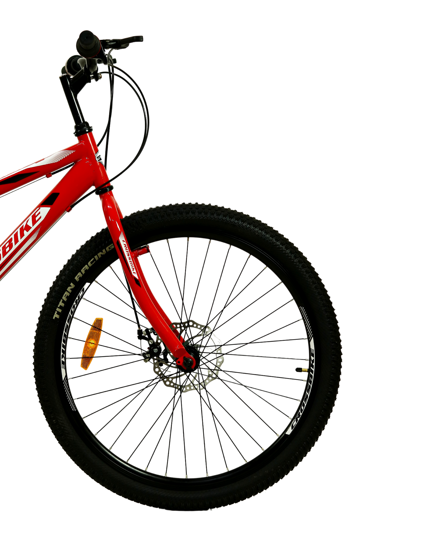 Велосипед CrossBike Spark D-Steel 2022 26" 13" Red - фото 4