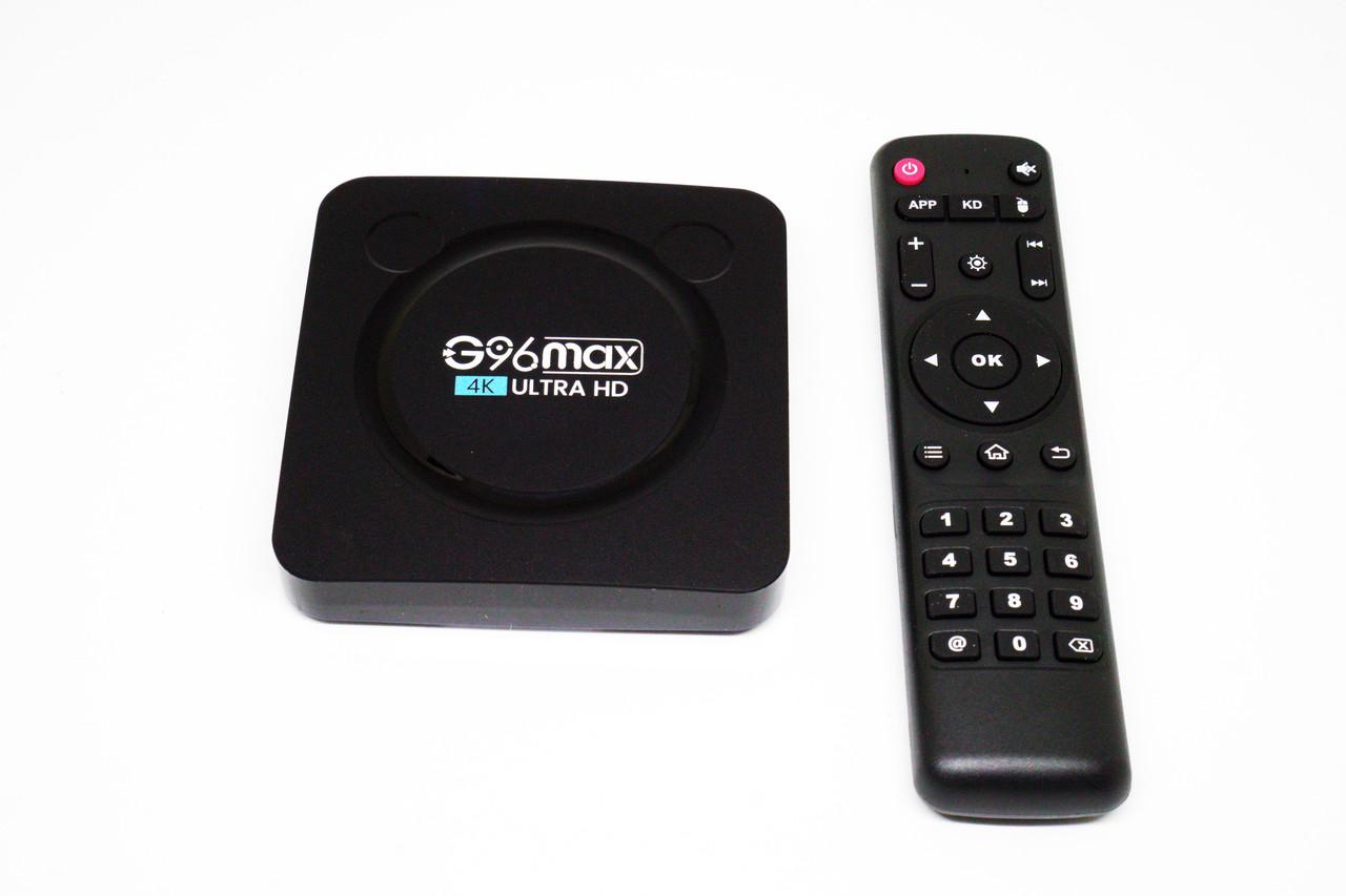 Смарт-приставка багатофункціональна Crystal G96-MAX-W2 4K 4/64G Android 11 TV BOX з пультом S905W2 Wi-Fi BT USB 2,0/3,0 та клавіатура i8 (374745856856) - фото 9