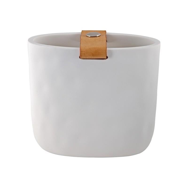 Стакан для зубных щеток Spirella LIO Polyresin 7,4х9,9 см Белый (10,20291)