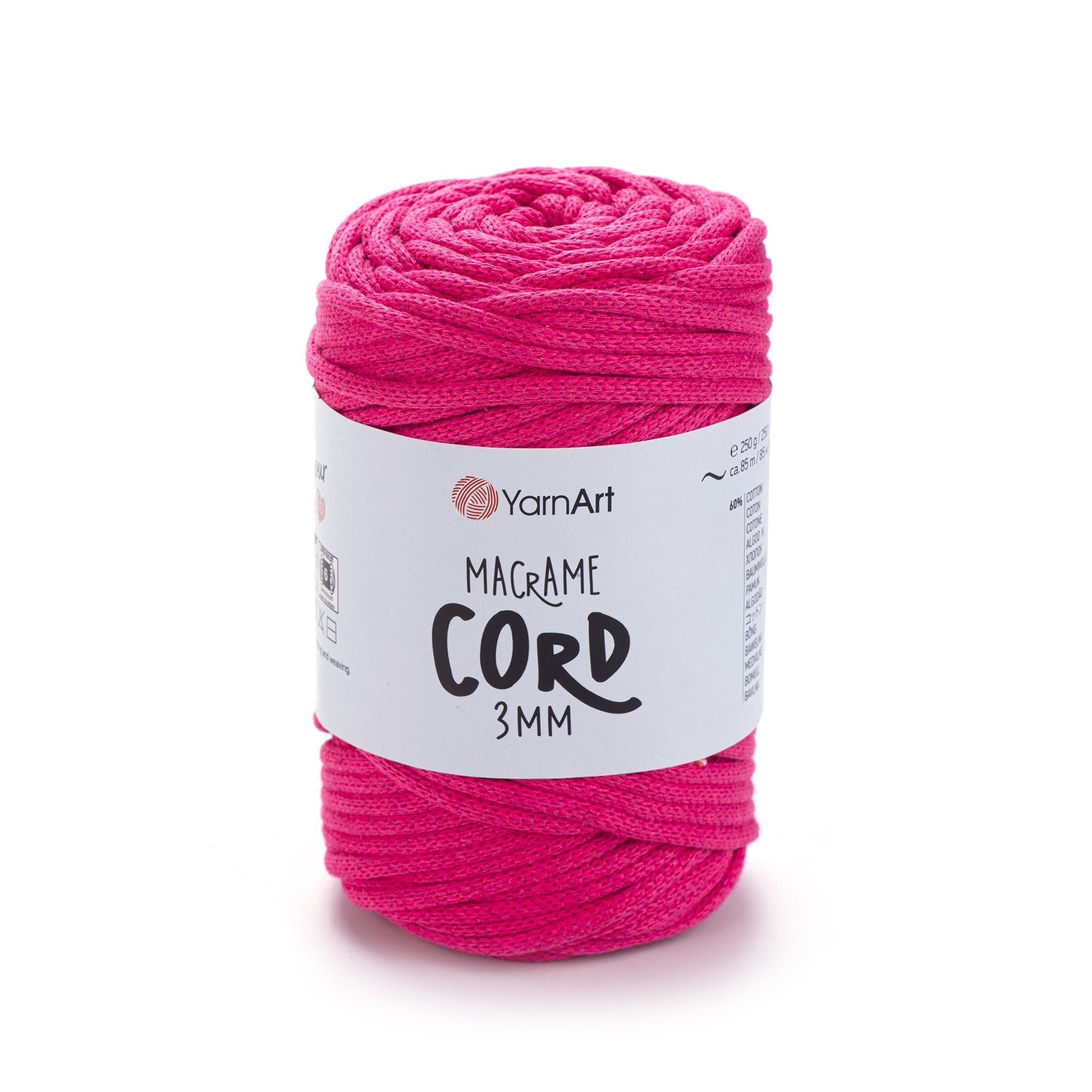 Шнур плетений Macrame Cord 3 мм Яскраво-рожевий №803 (2297829471) Шнур плетений Macrame Cord 3 мм Яскраво-рожевий №803 (2297829471)
