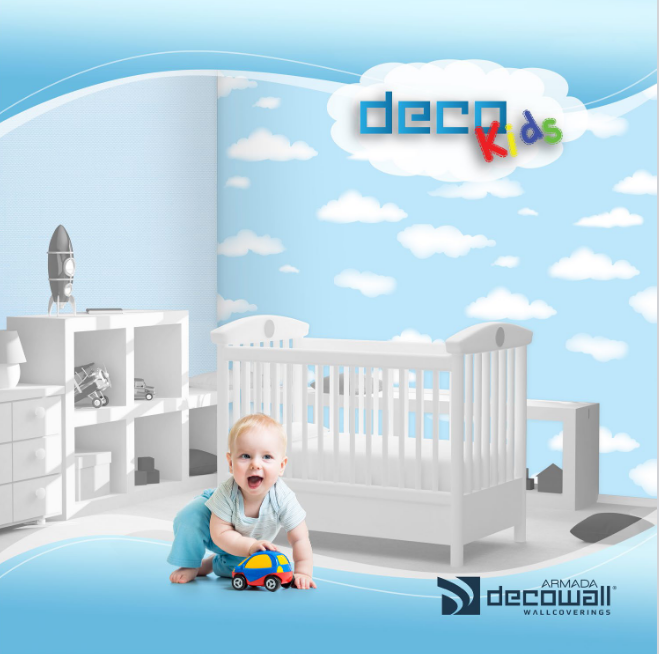 Шпалери вінілові Decowall Deco Kids на флізеліновій основі (1107-01) - фото 2