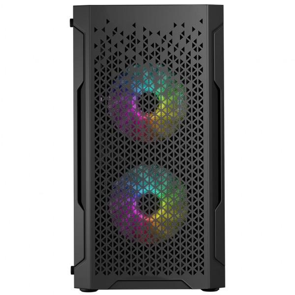 Корпус для ПК LogicConcept ARAMIS MESH/GLASS ARGB Black (AM-ARAMIS-10-0000000-0002) - фото 3