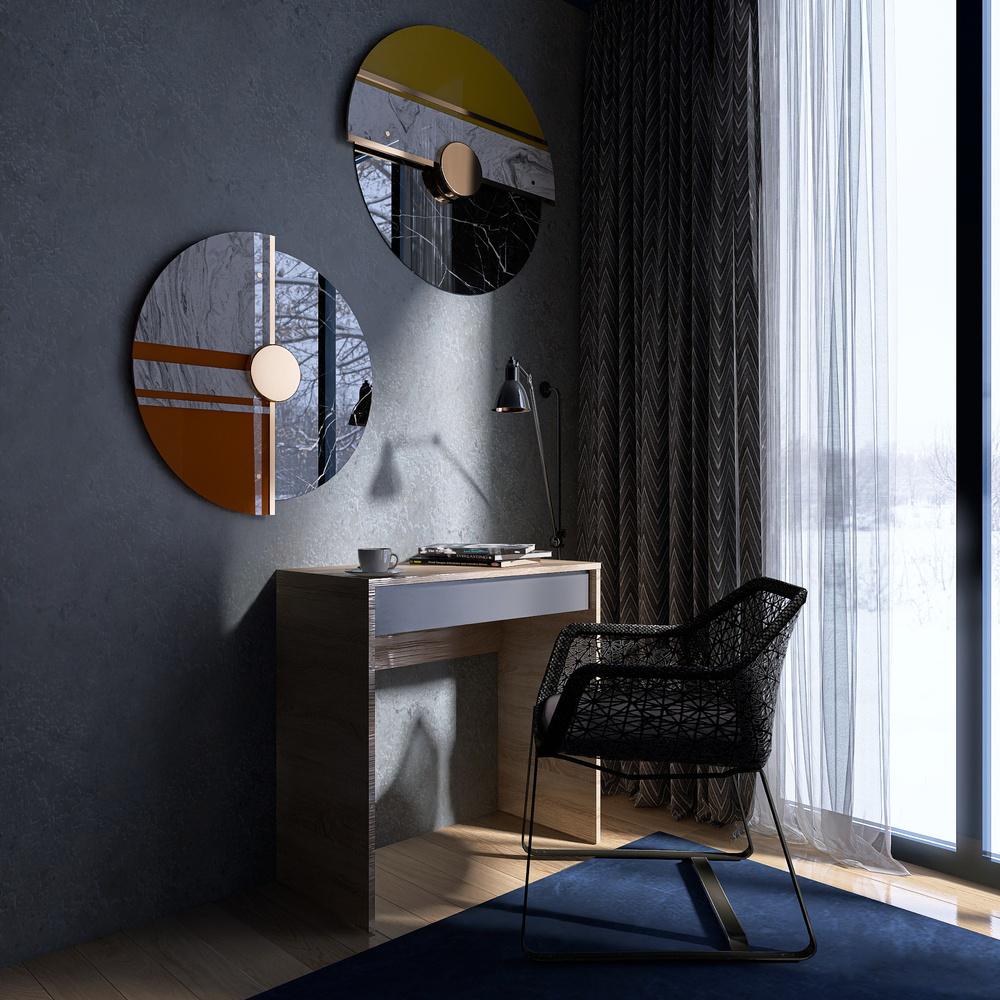 Стол письменный с выдвижным ящиком Эверест Сити-750 75,2х38х74,6 см Дуб сонома/Графитовый (EVR-071105) - фото 2 Стол письменный с выдвижным ящиком Эверест Сити-750 75,2х38х74,6 см Дуб сонома/Графитовый (EVR-071105) - фото 2