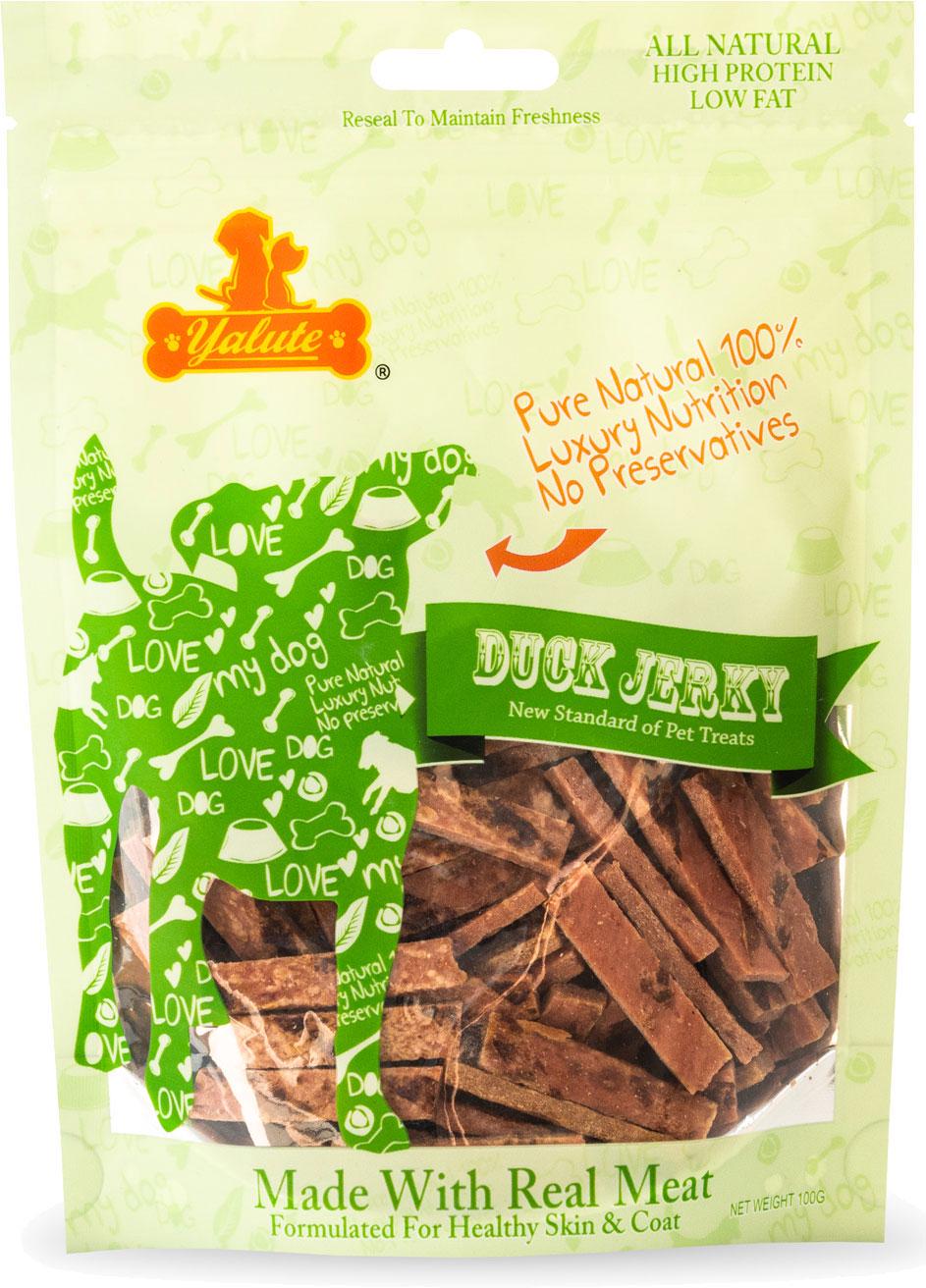 Лакомство для собак Yalute Baked duck strip Запеченные утиные полоски 100 г (4820261920499)