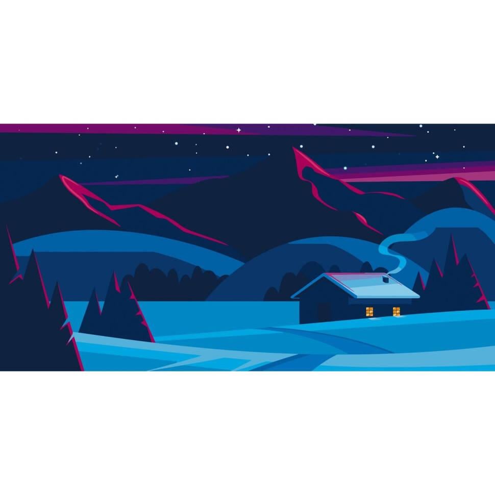 Картина по номерам ART CRAFT Зимняя тишина 40х80 см (2987253442)