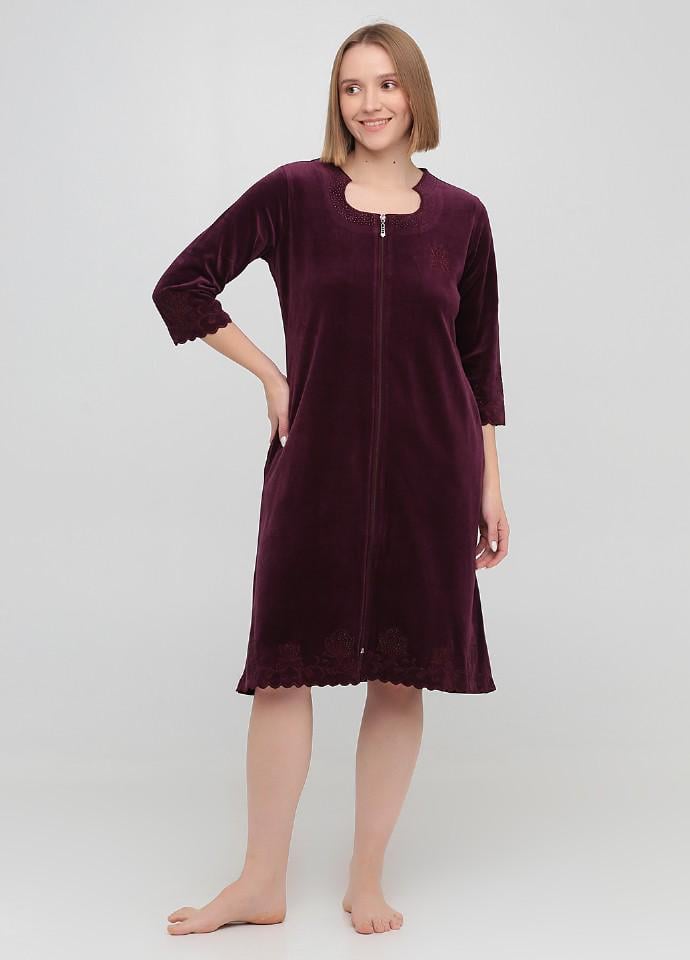 Халат Wild love 2ХL Фиолетовый (21226-02)