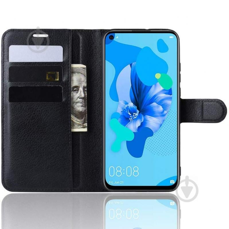 Чехол-книжка Litchie Wallet для Huawei P20 Lite 2019 / Nova 5i Black (hub_rsKi88512) - фото 3