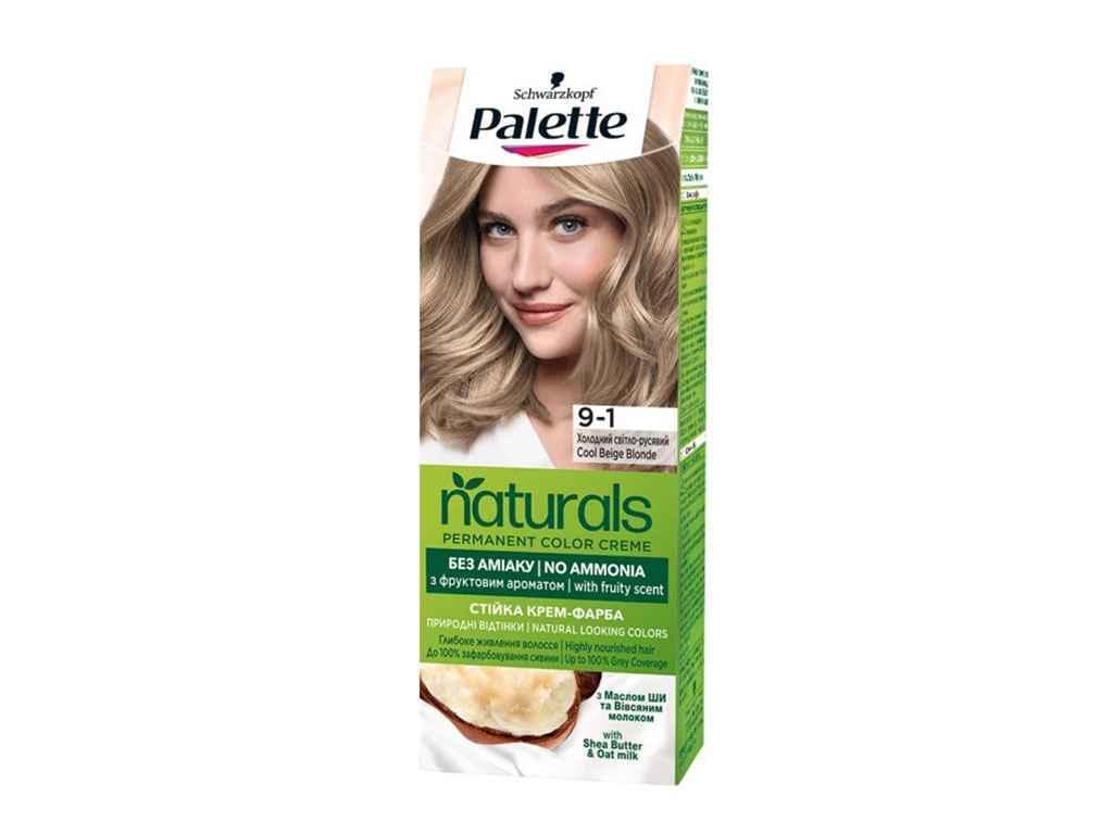 Фарба для волосся Palette Naturals 9-1 Холодний світло-русявий (841474)