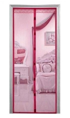 Сітка москітна на двері Magic Mesh на магнітах 210х100 см Бордовий - фото 2 Сітка москітна на двері Magic Mesh на магнітах 210х100 см Бордовий - фото 2