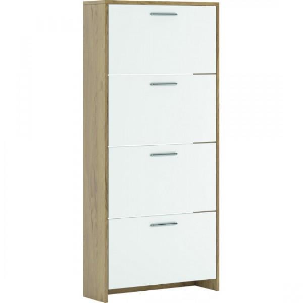 Тумба Світ Меблів 4Д ДСП Рене Дуб артизан/Нимфея альба (14399956) Тумба Світ Меблів 4Д ДСП Рене Дуб артизан/Нимфея альба (14399956)