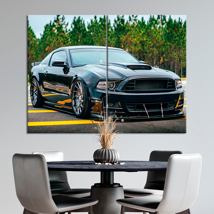 Картина Автомобиль Стильное авто Ford Mustang 71x51 см (A1190-2)