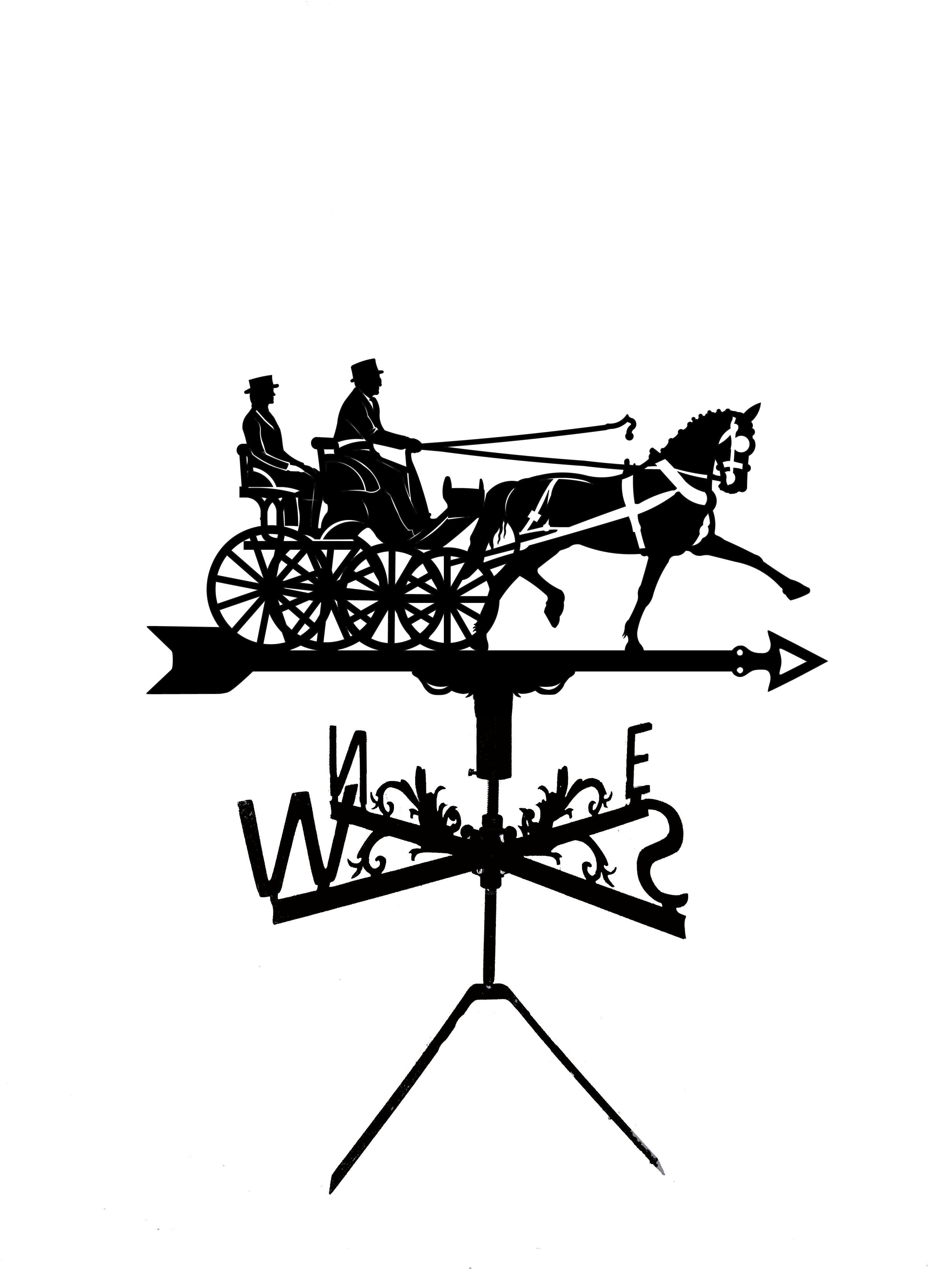 Флюгер на беседку/колодец Карета (27477258)