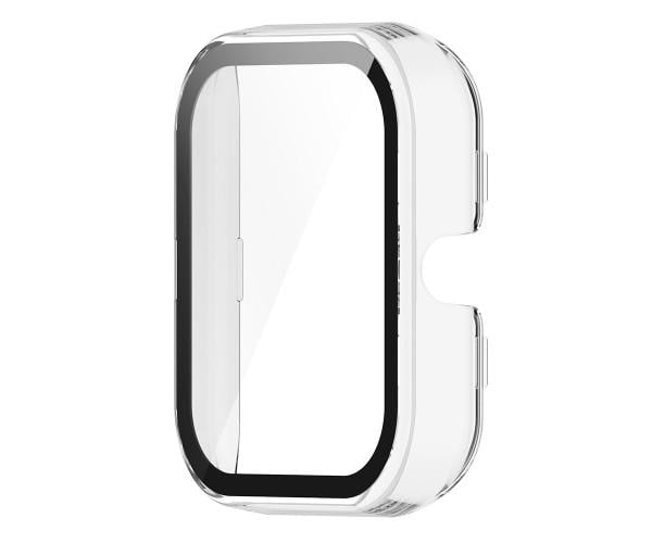 Чехол с защитным стеклом Protective Cover with Glass для Amazfit Bip 3/Bip 3 Pro Прозрачный