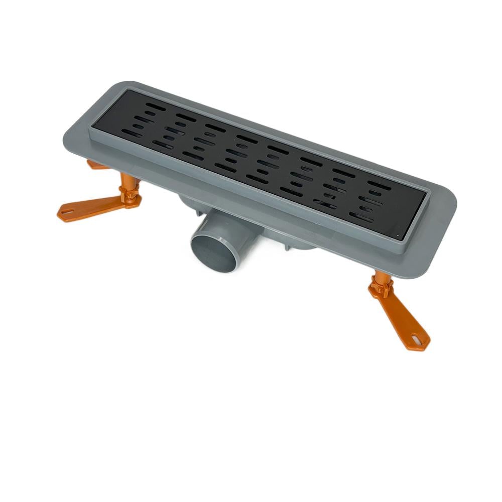 Трап душевой Classic Feha горизонтальный 30 см Черный