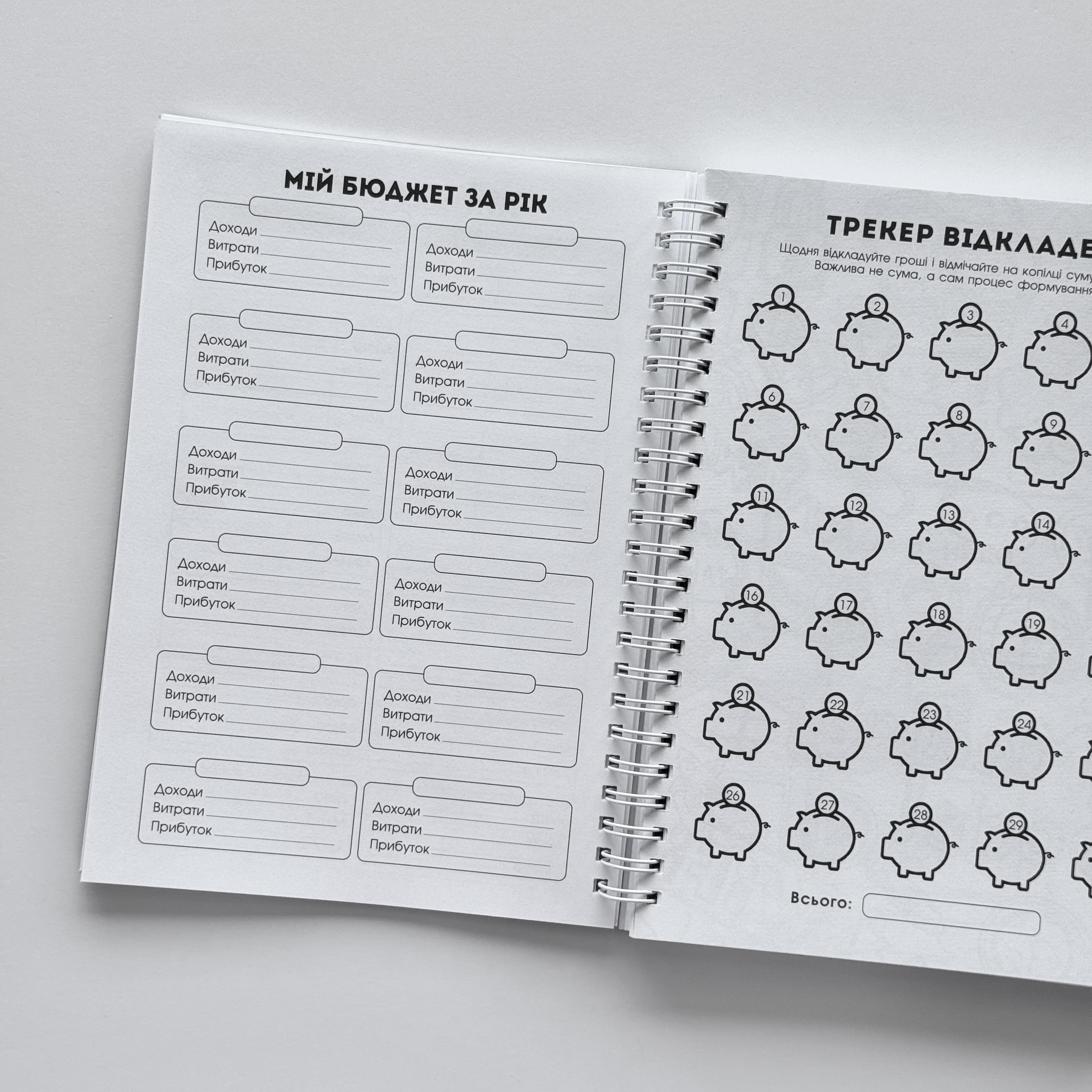 Планер еженедельник недатированный по-украински на пружине "У тебя все получится" А5 Желтый - фото 3 Планер еженедельник недатированный по-украински на пружине "У тебя все получится" А5 Желтый - фото 3