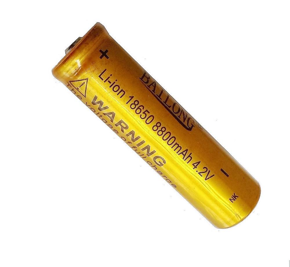 Аккумулятор Li-Ion Bailong 18650 8800 mAh 4.2V Gold