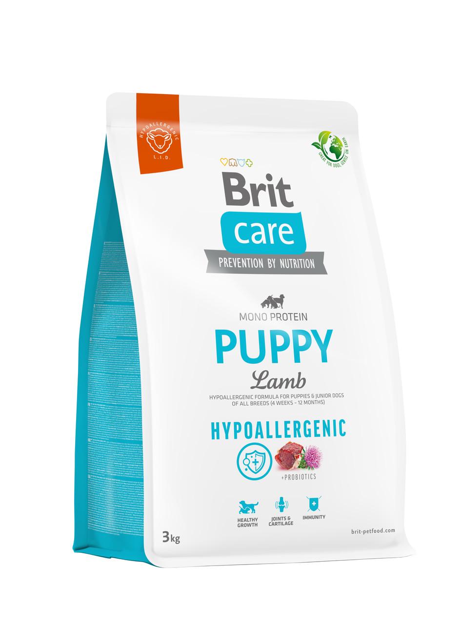 Корм для цуценят Brit Care Dog Hypoallergenic Puppy гіпоалергенний з ягням 3 кг