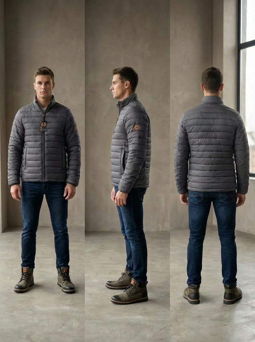 Куртка чоловіча Just Emporio S Сірий (1618) - фото 10 Куртка чоловіча Just Emporio S Сірий (1618) - фото 10