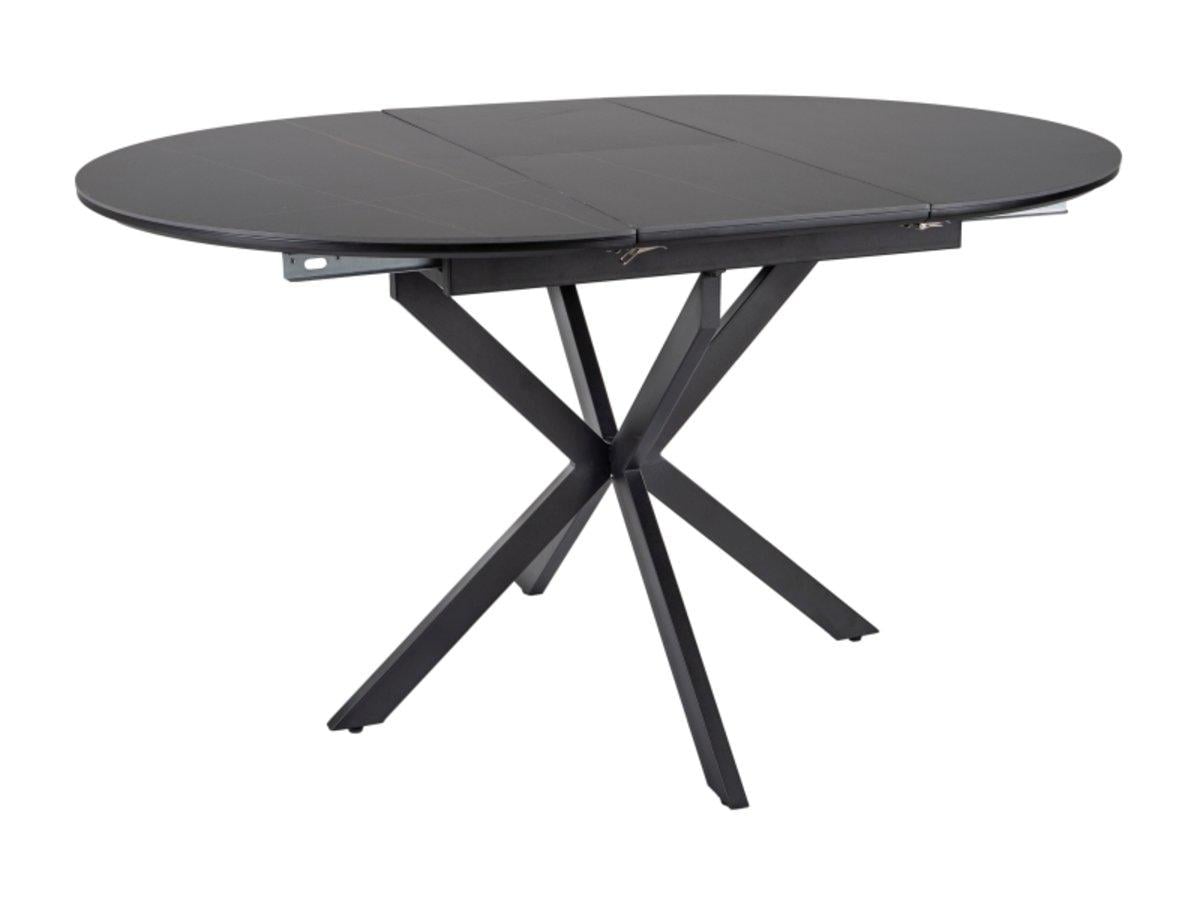 Стіл обідній Intarsio GASTON CERAMIC 100/135х100 см Чорний