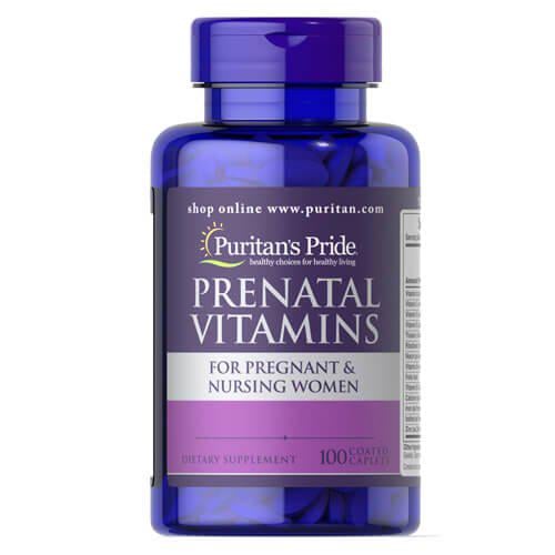 Витамины для беременных Puritan's Pride Prenatal Vitamins 100 caplets (03700)