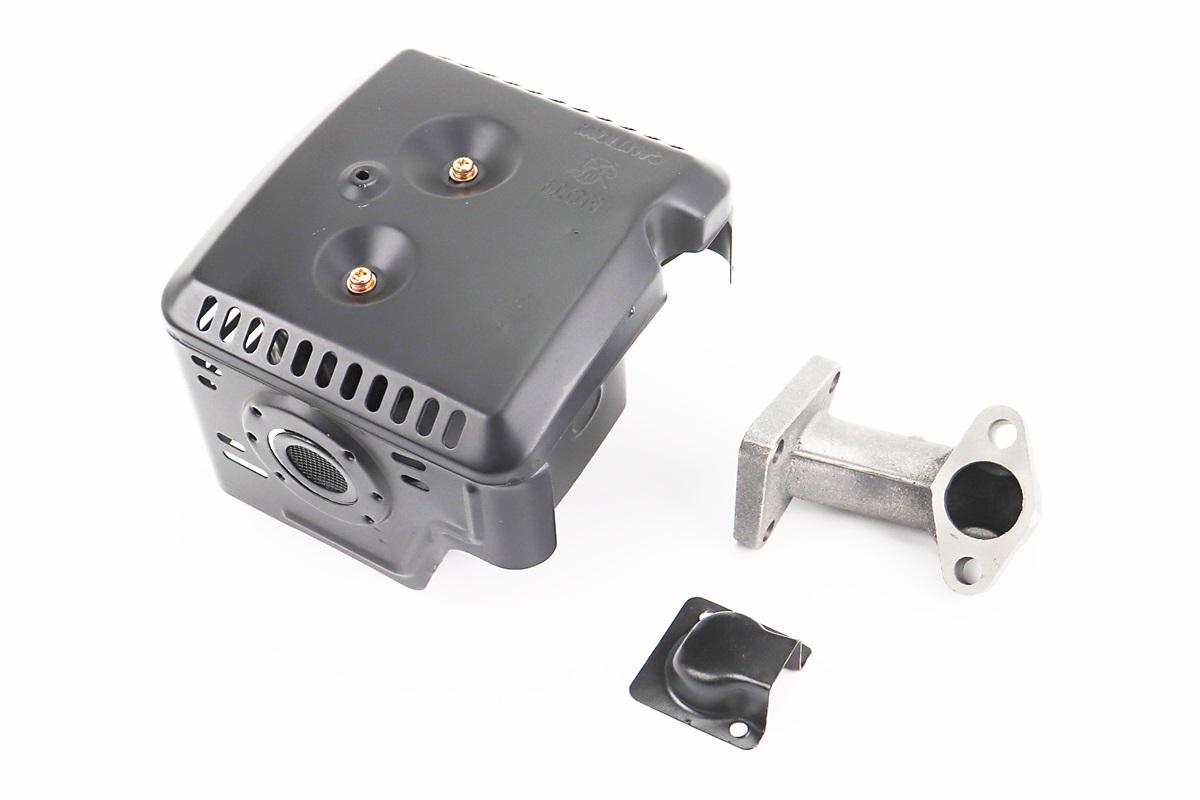 Глушитель с коленом к двигателям 173F/177F/182F/188F/190F и его аналогам (999467) Глушитель с коленом к двигателям 173F/177F/182F/188F/190F и его аналогам (999467)