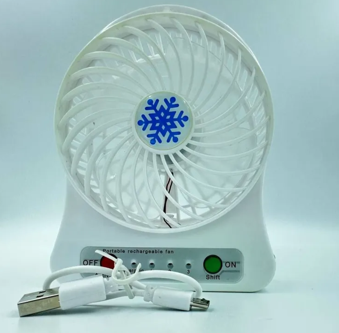 Вентилятор настільний USB Mini Fan Air Білий (14424357) - фото 6 Вентилятор настільний USB Mini Fan Air Білий (14424357) - фото 6