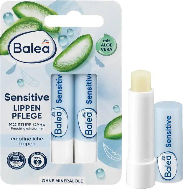 Бальзам для губ Balea Sensitive 2 шт. 9,6 г (13354813)