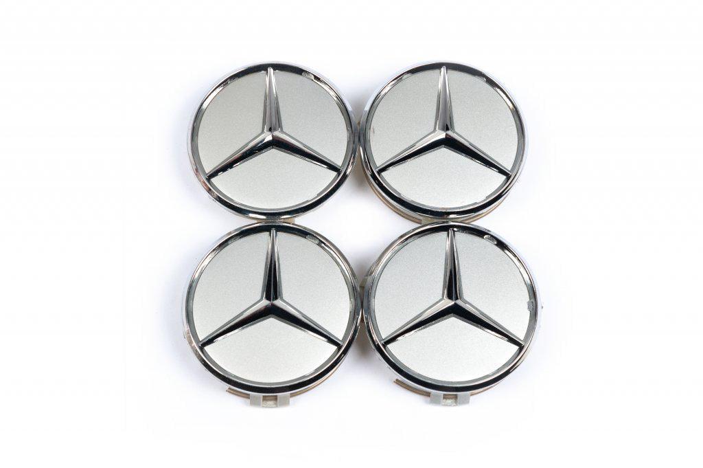 Колпачки на диски Mercedes Davs Auto V6 62/69 мм 4 шт. Серый 79172 Колпачки на диски Mercedes Davs Auto V6 62/69 мм 4 шт. Серый 79172