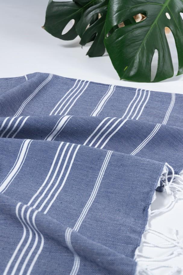 Рушник пляжний Peshtemal Beach Pool Spa 100х180 см Темно-синій (26498182) - фото 3 Рушник пляжний Peshtemal Beach Pool Spa 100х180 см Темно-синій (26498182) - фото 3